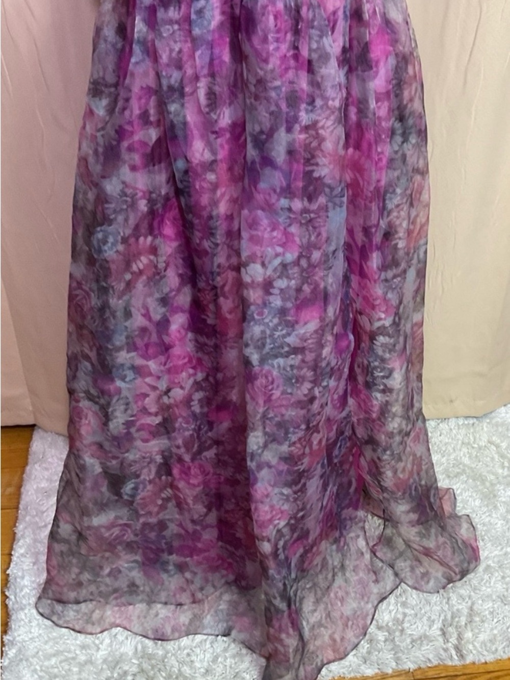Lulu’s garden romance maxi gown NWT - Picture 5 of 9